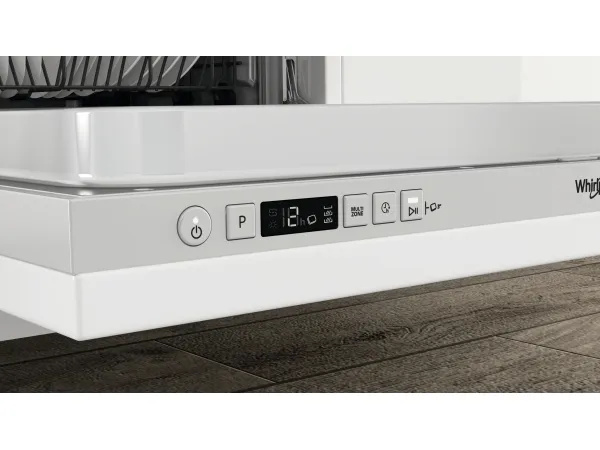 WHIRLPOOL WIC 3C26 F - Opvaskemaskine - Sølv