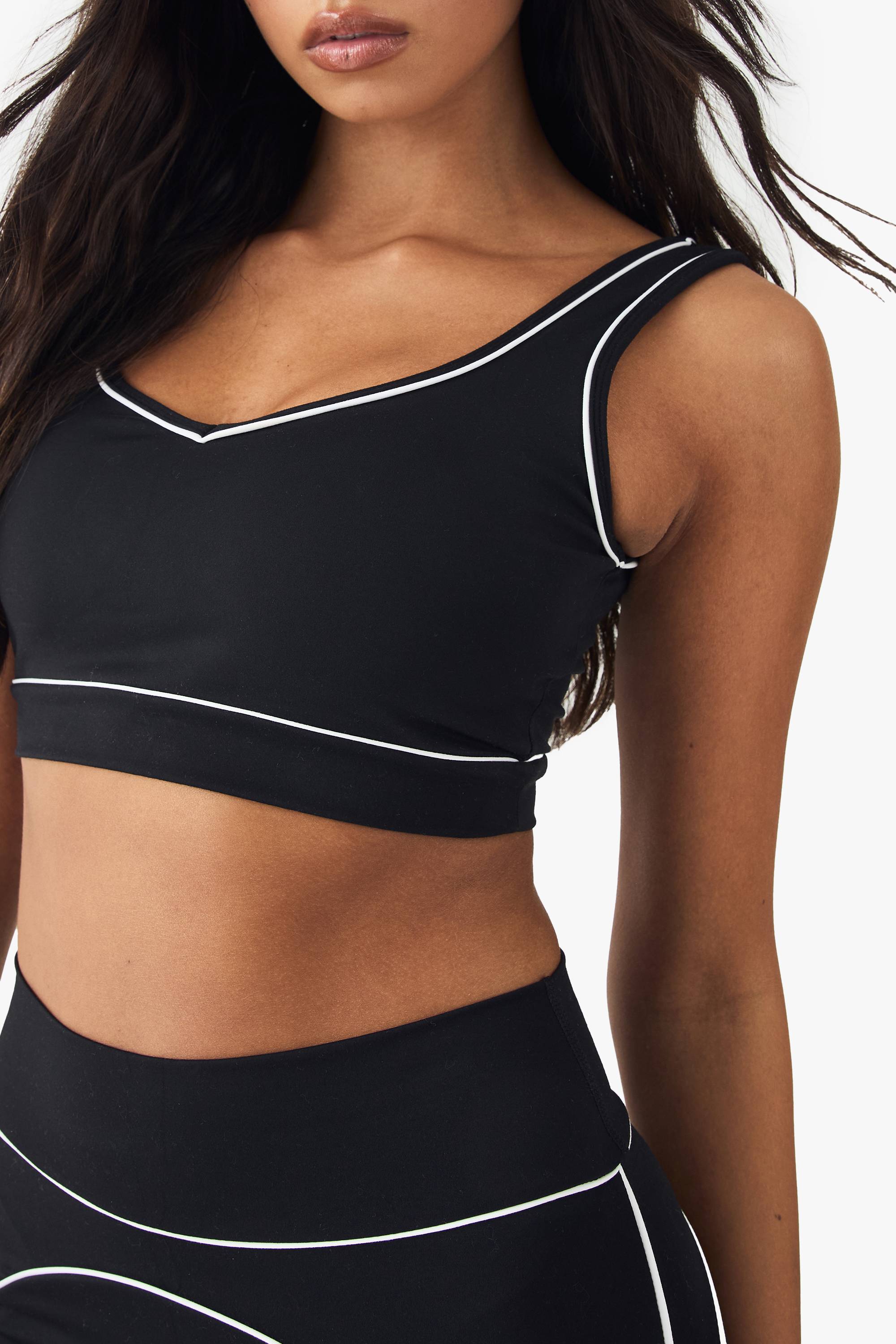 Brassière De Sport Sculptante Ultra Avec Passepoil Contrastant Dsgn Studio