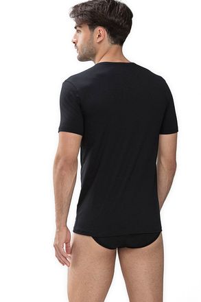 Mey Dry Cotton O-hals T-shirt Zwart 46002 kopen