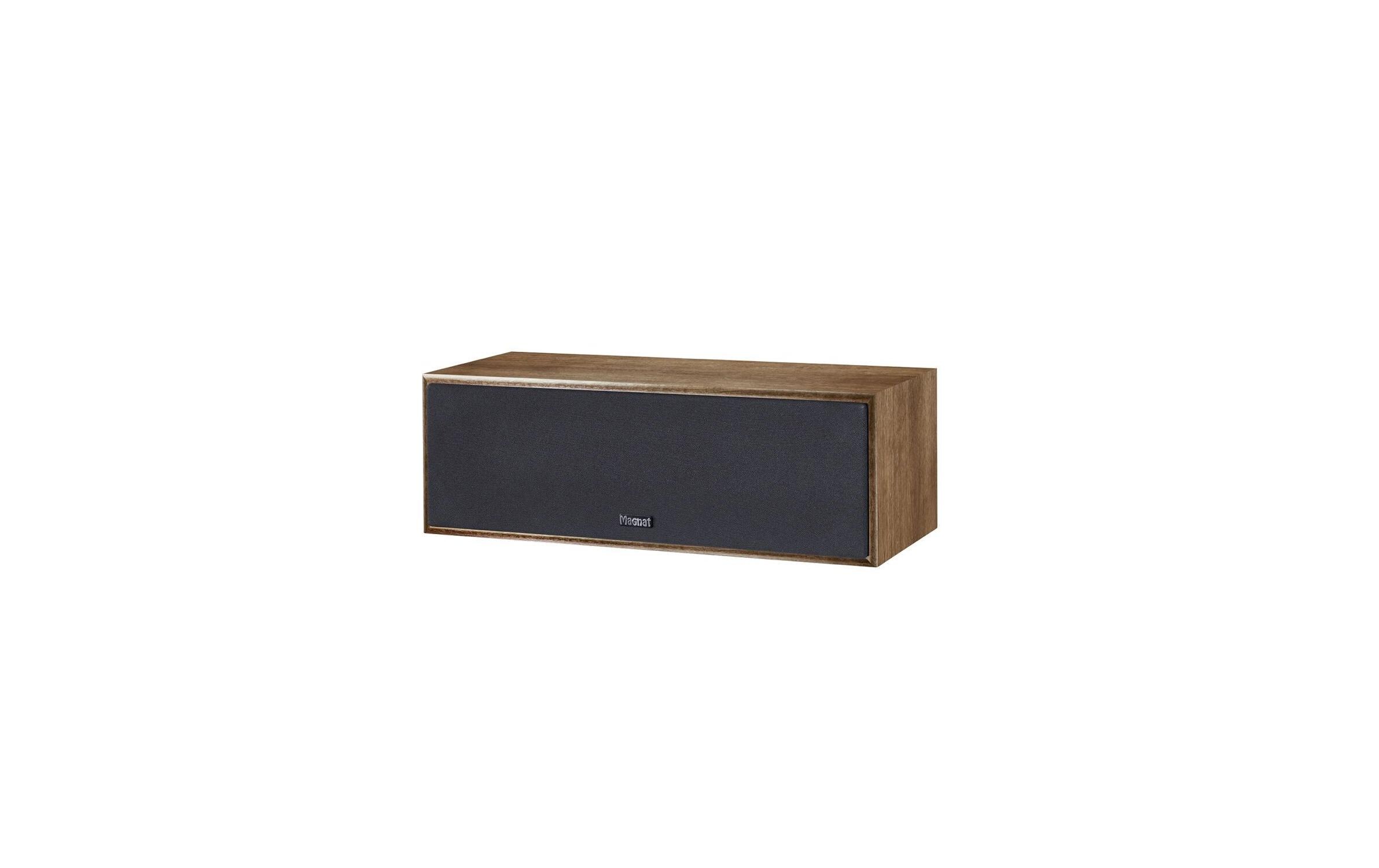 Center Lautsprecher Monitor S12C Walnuss<br>Kompakter 2-Wege Centerlautsprecher mit Doppelbass-Bestückung
