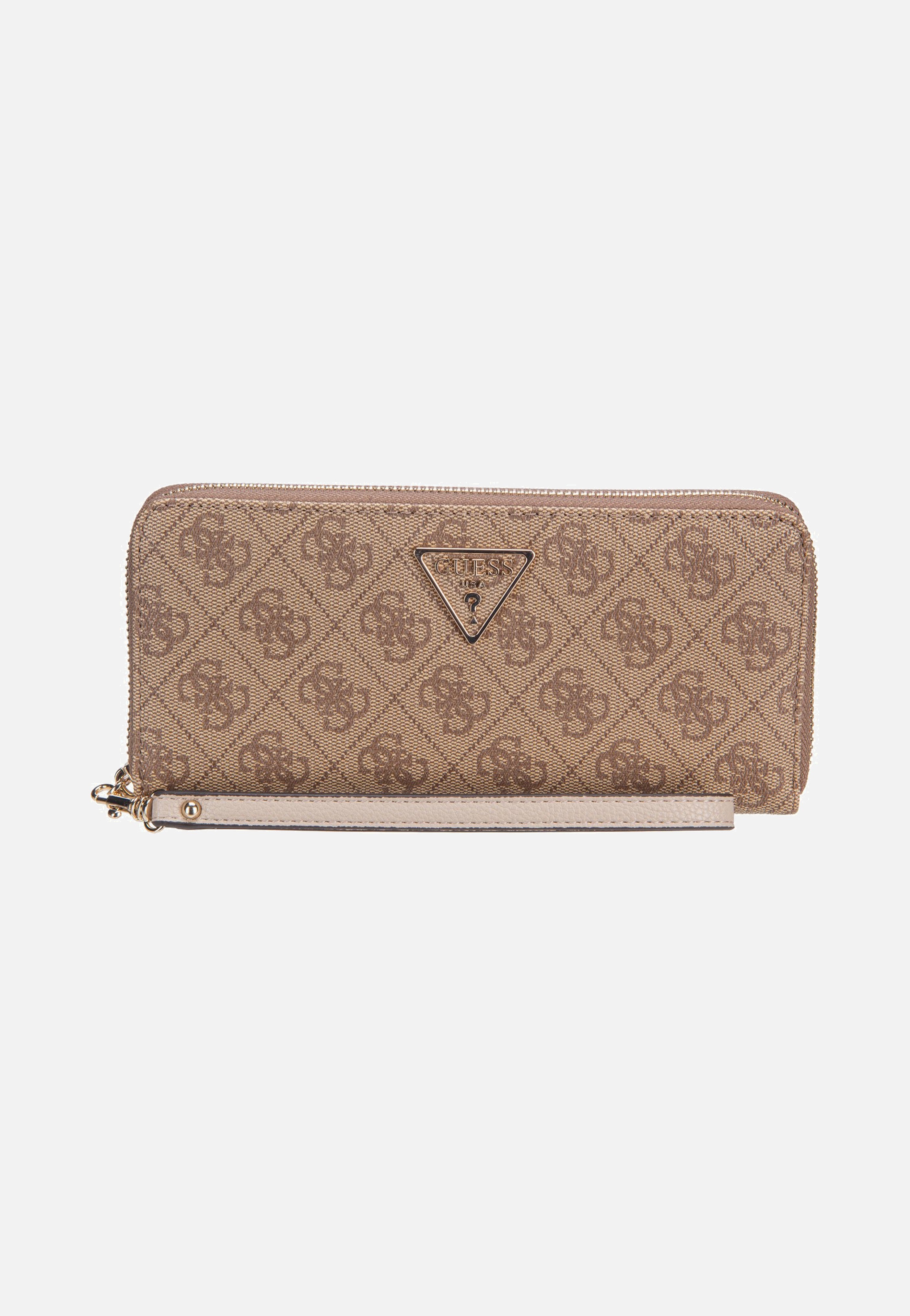 Laurel II Slg Large Zip Around Latte Logo - Portemonnaie