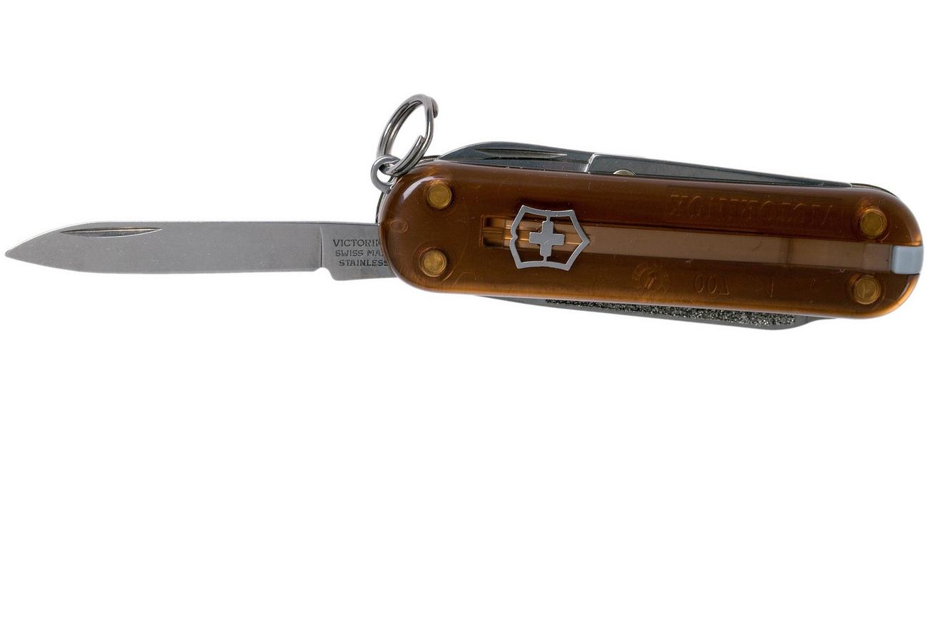 Victorinox Classic SD Translucent Colors, Chocolate Fudge 0.6223.T55G Zwitsers zakmes