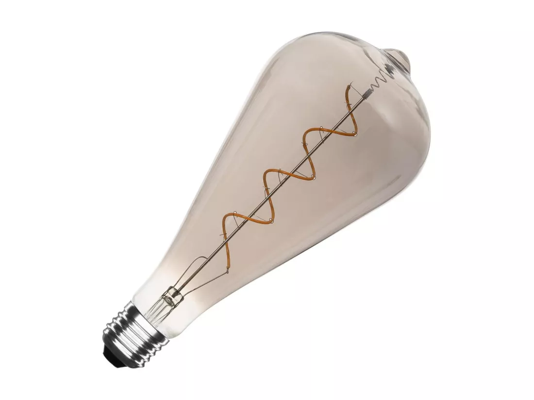 Ampoule LED Filament E27 4W 400 lm ST115 Smoky No Flicker 2200K Blanc chaud