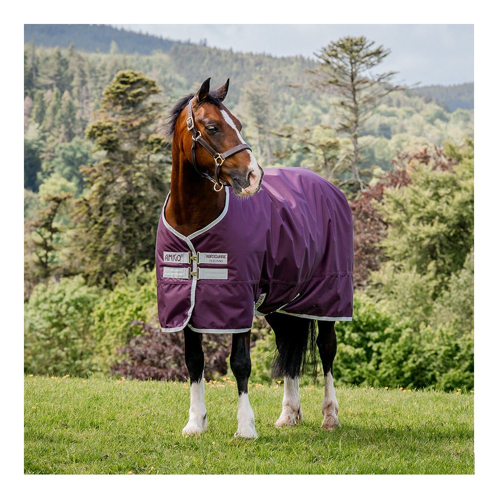 Horseware AMIGO HERO RIPSTOP 200G - Couverture de paddock fig/silver