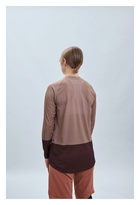 Maillot Manches Longues Femme Poc MTB Pure Marron Foncé/Clair