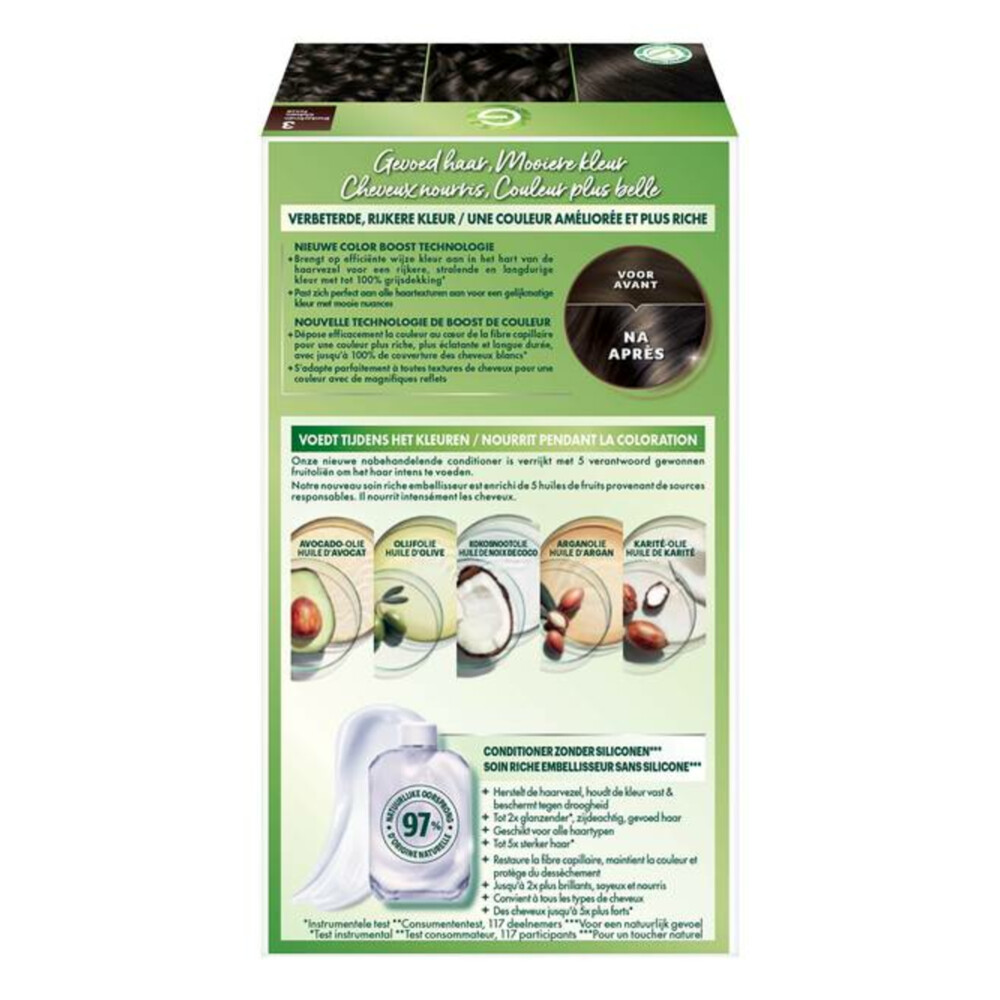 Garnier Nutrisse Ultra Crème Permanente Haarkleuring 3.0 Donkerbruin
