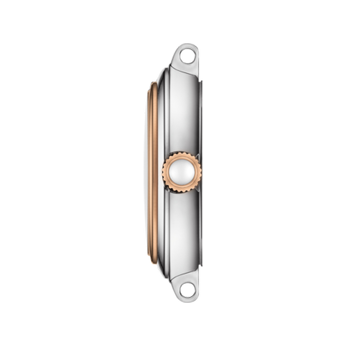 Montre Tissot femme acier bracelet acier bicolore rose