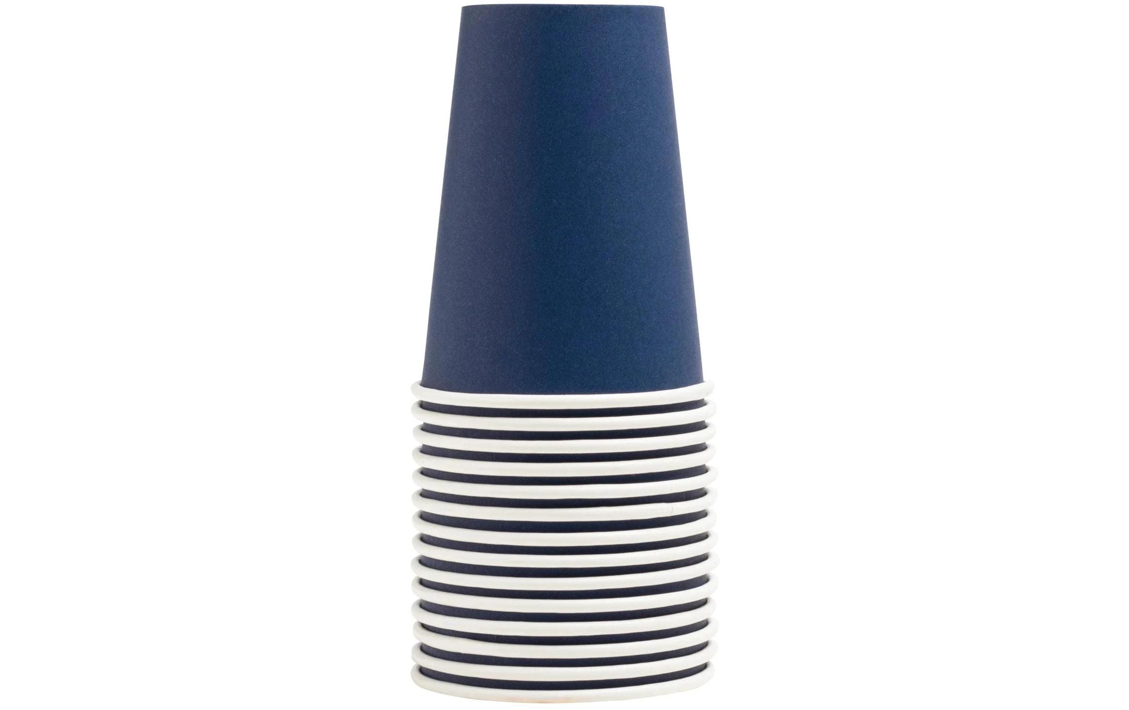 Einwegbecher 2 dl, 15 Stück, Blau15 Pappbecher