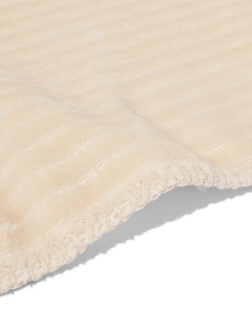 plaid sherpa blanc cassé 130 x 150