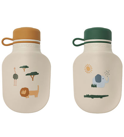 Liewood Smoothie-Beutel - 2er-Pack - Lizzie - 150 ml - Safari Sa