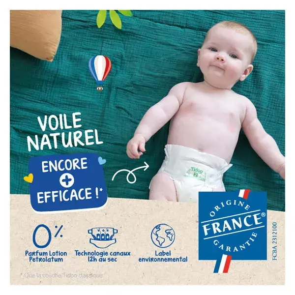 Tidoo Couche Écolabellisée Taille 6 (16-30kg)
