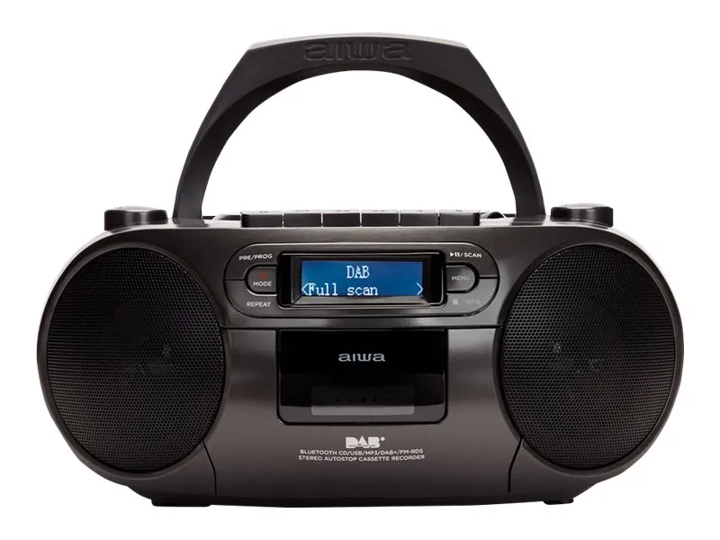 AIWA BBTC-660DAB - Boombox - 4 Watt - sort