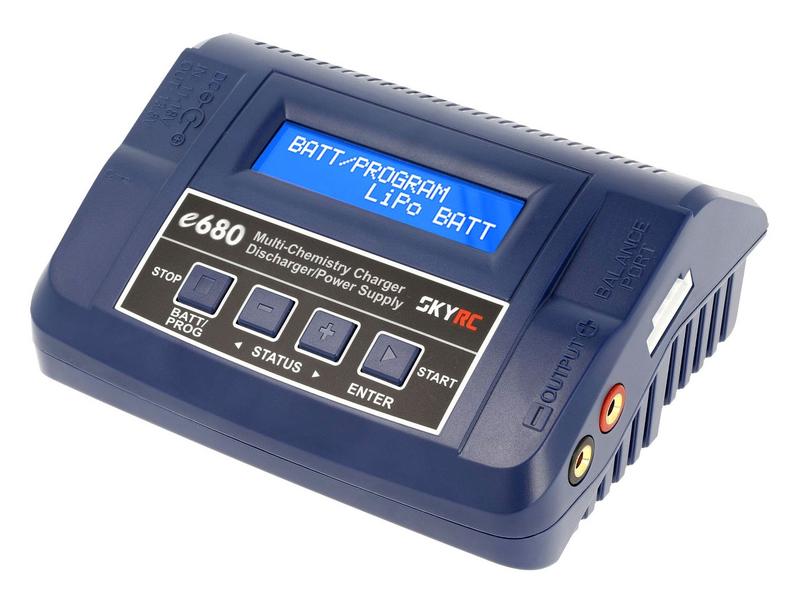 SKYRC Ladegerät e680, AC/DC, 80W, 1-6S Ladegeräte für 1-6S LiPo Akkus