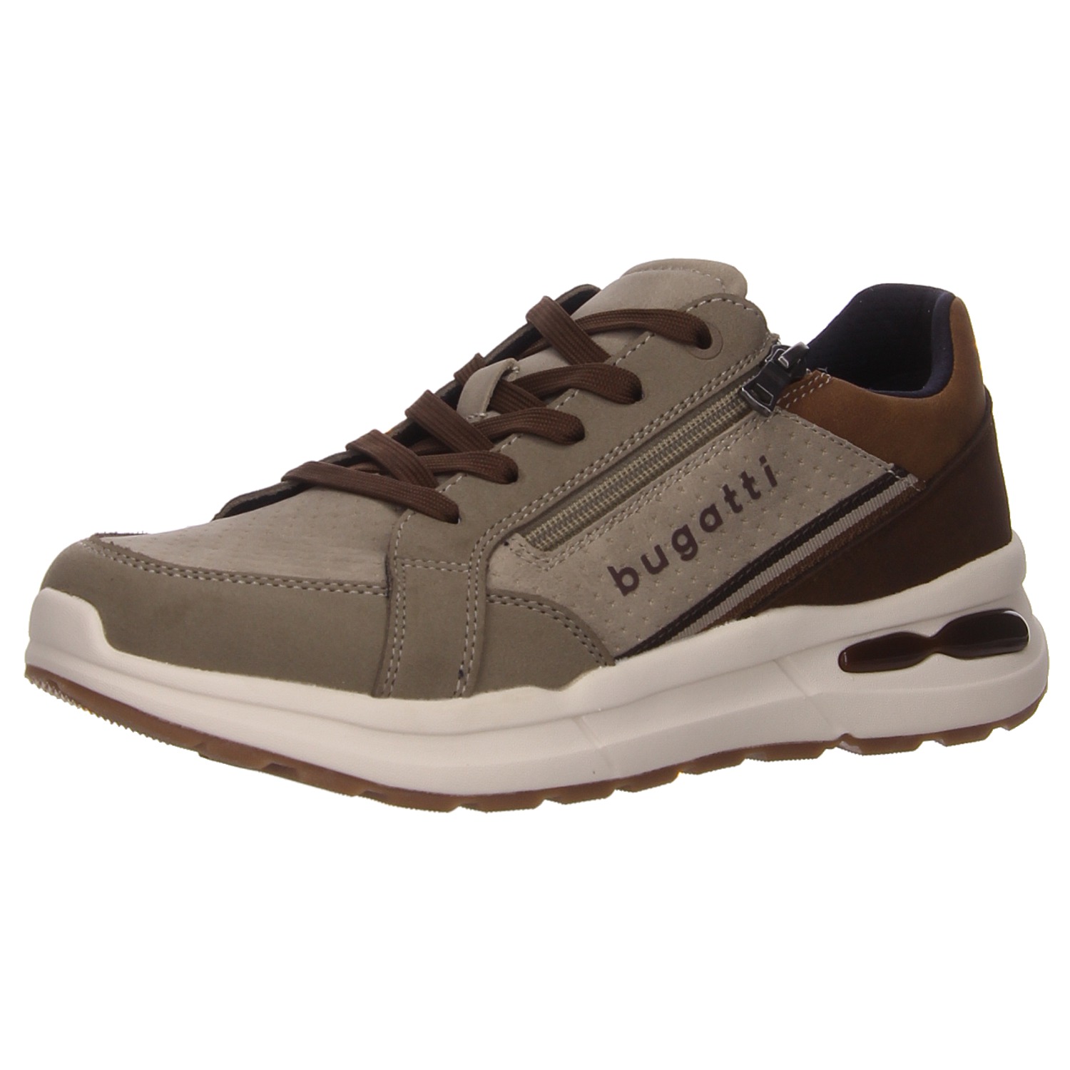 Bugatti Sneaker taupe grau