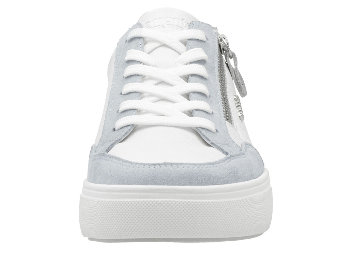 Remonte Sneaker aus Nappa- und Veloursleder mit Metallic-Besatz