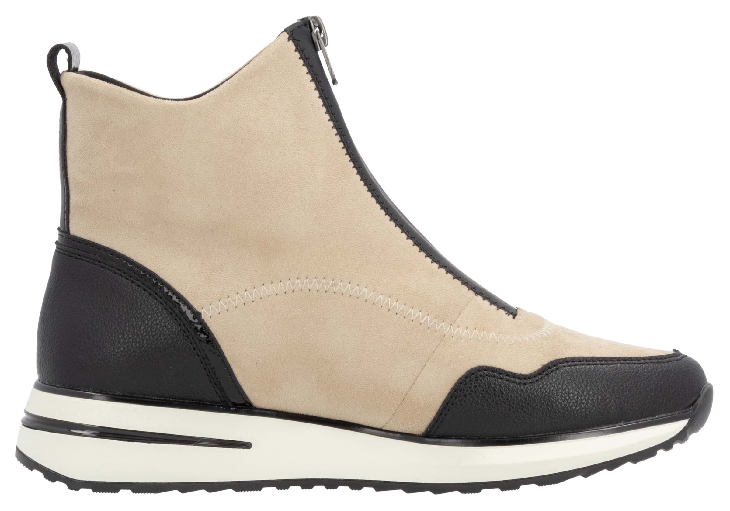 Remonte Slip-On Sneaker  , Keilabsatz, Boots, Stiefelette mit praktischer Anziehlasche