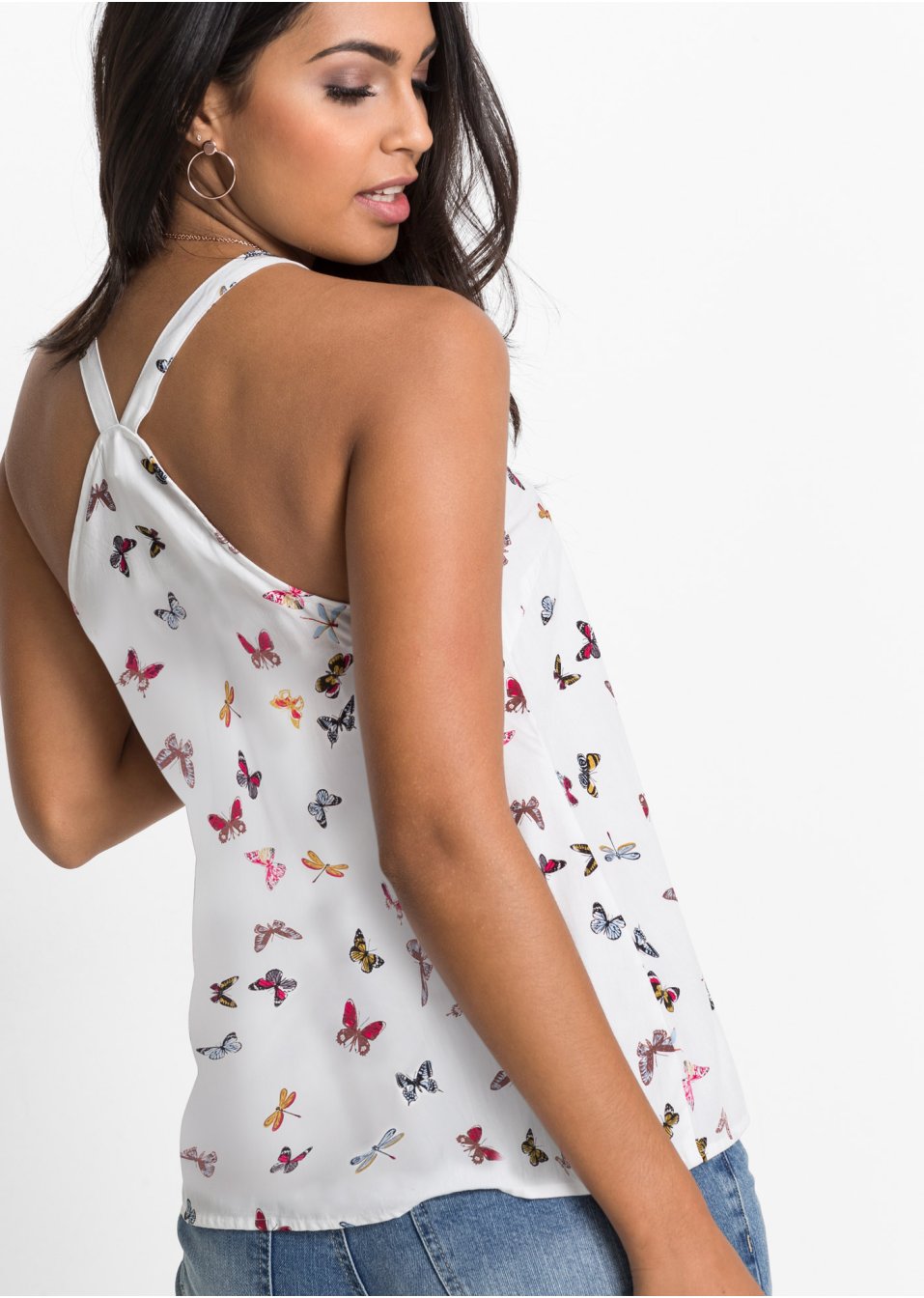 Top-blouse forme trapèze