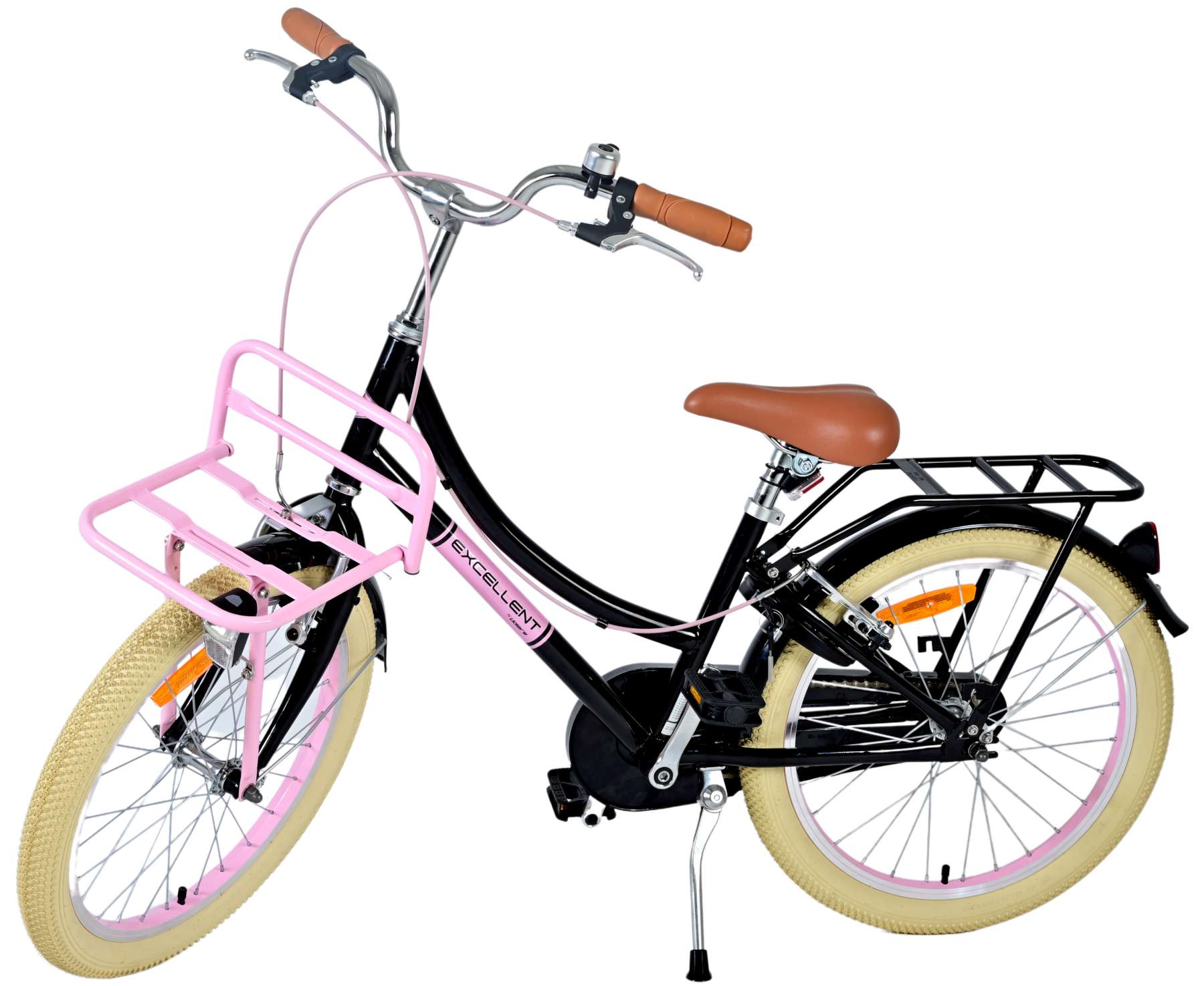TPFSports Excellent Kinderfahrrad - Mädchen - 20 Zoll - Rücktritt + Handbremse - Rosa