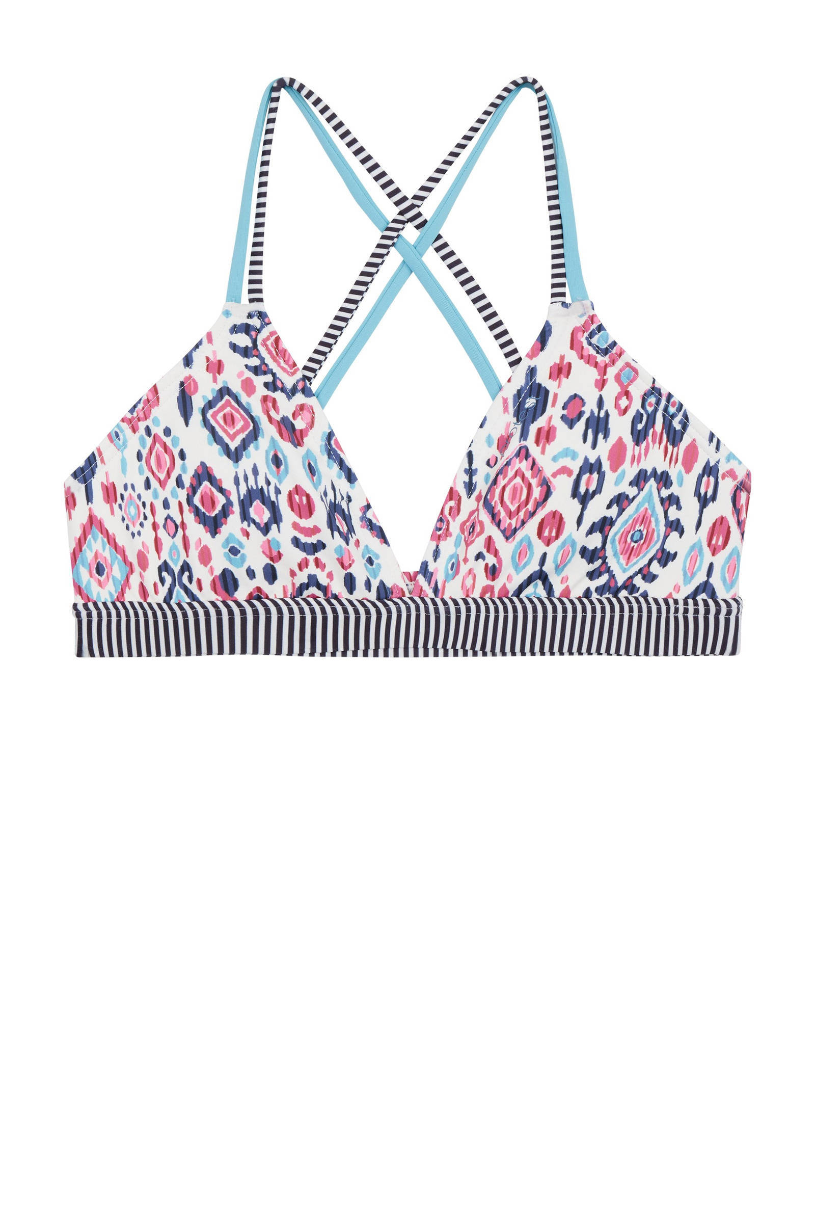 Protest triangel bikini  PRTREVA JR wit/blauw/roze