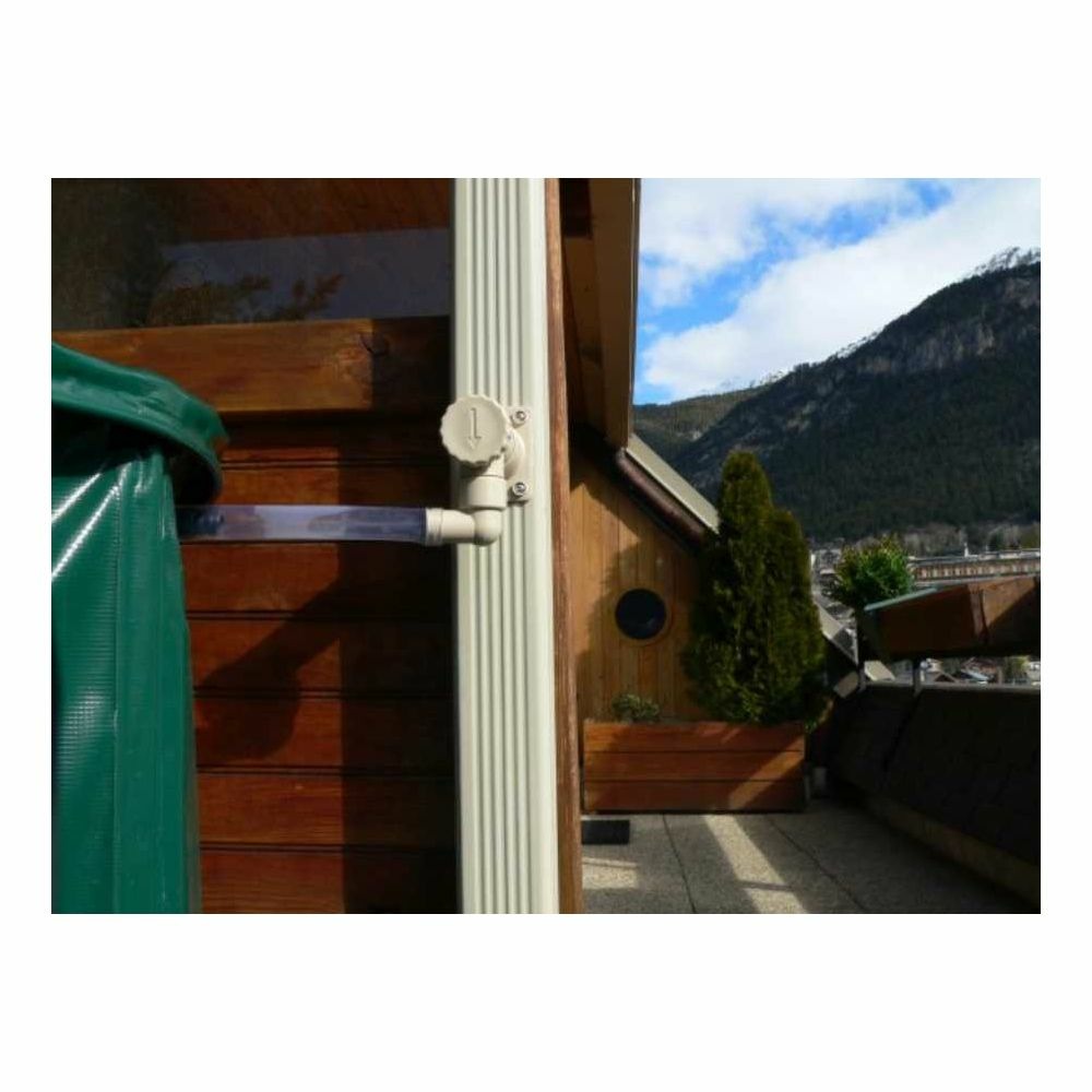 Récupérateur d'eau pour gouttière rectangulaire ou carrée lot de 2