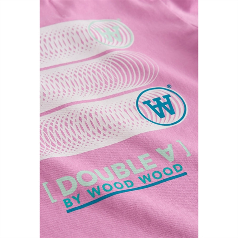 Rosy Lavender Kim Stackes Logo Bluse