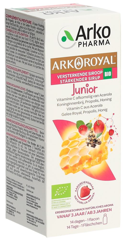 ARKOROYAL stärkender Sirup Junior Sirup Bio Fl 140 ml