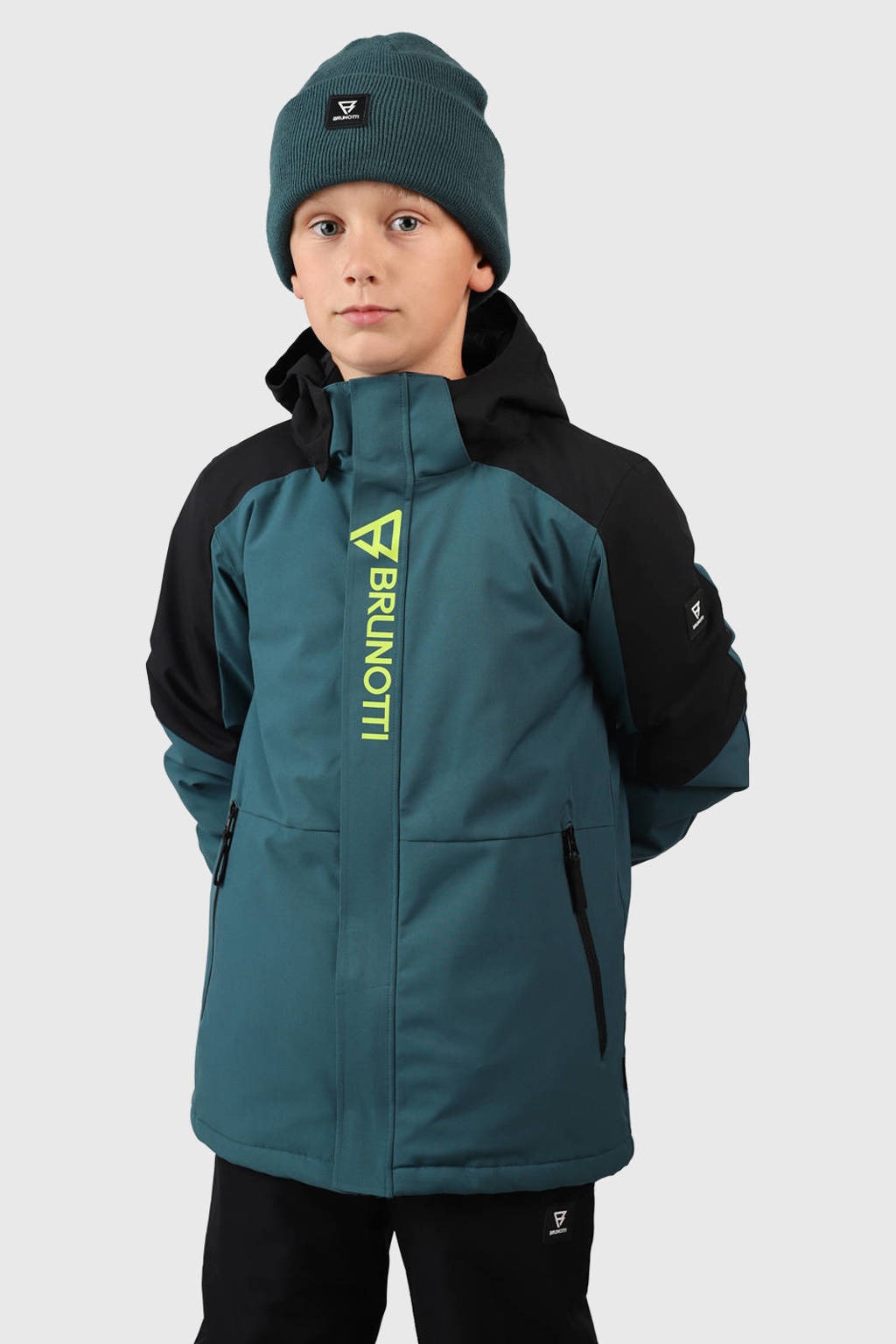 Brunotti ski-jack Sheldony petrol/zwart