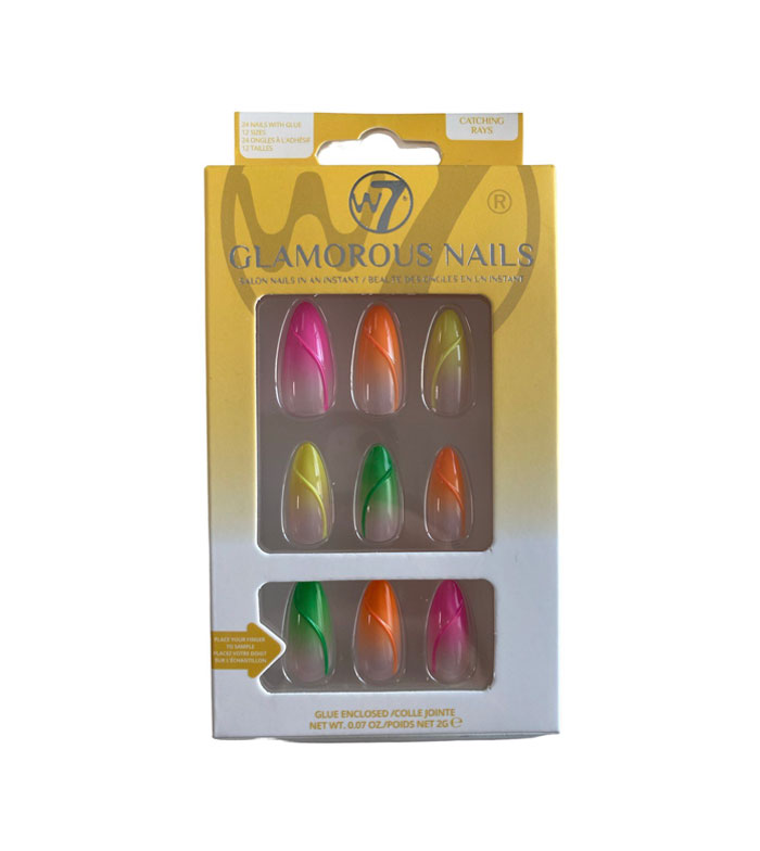 W7 - Unhas postiças Glamorous Nails - Catching Rays