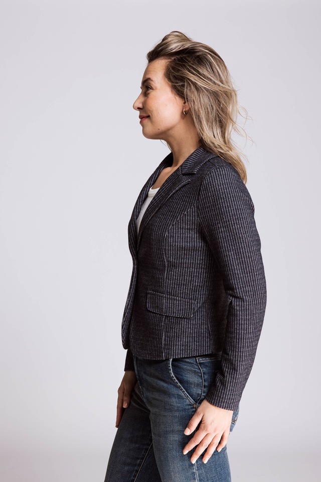 Zhrill Blusenblazer »ZHBETSY«, in Melange Optik
