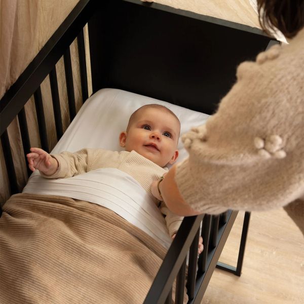 Witlof For Kids Velvet Rib Tuck-Inn Ledikantdeken - Soft Sand