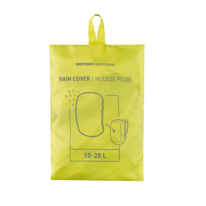 Decathlon Quechua - Capa de chuva para mochila de caminhada Quechua de 10 a 20 litros