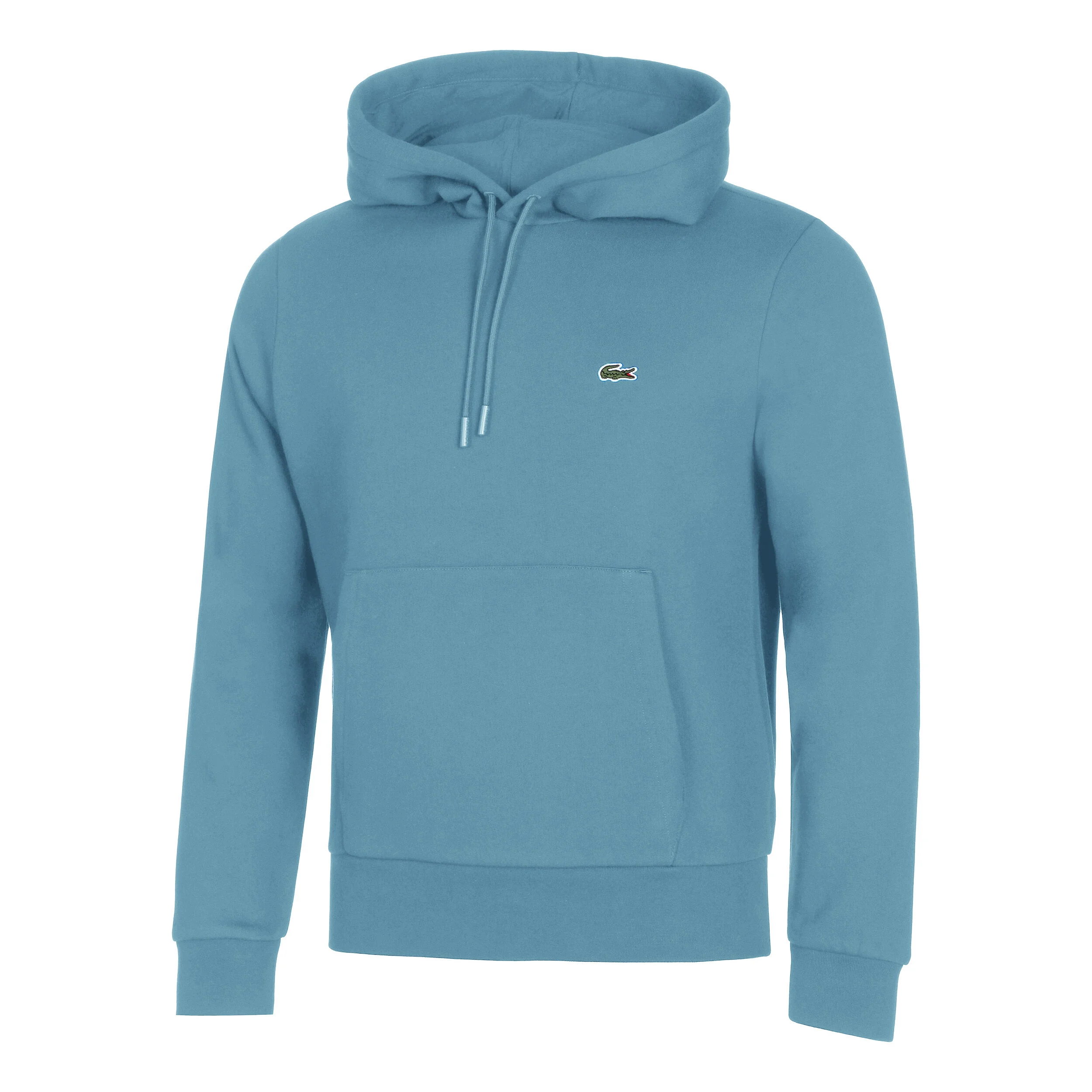 Lacoste Brushed Sweat À Capuche Hommes - Bleu Gris