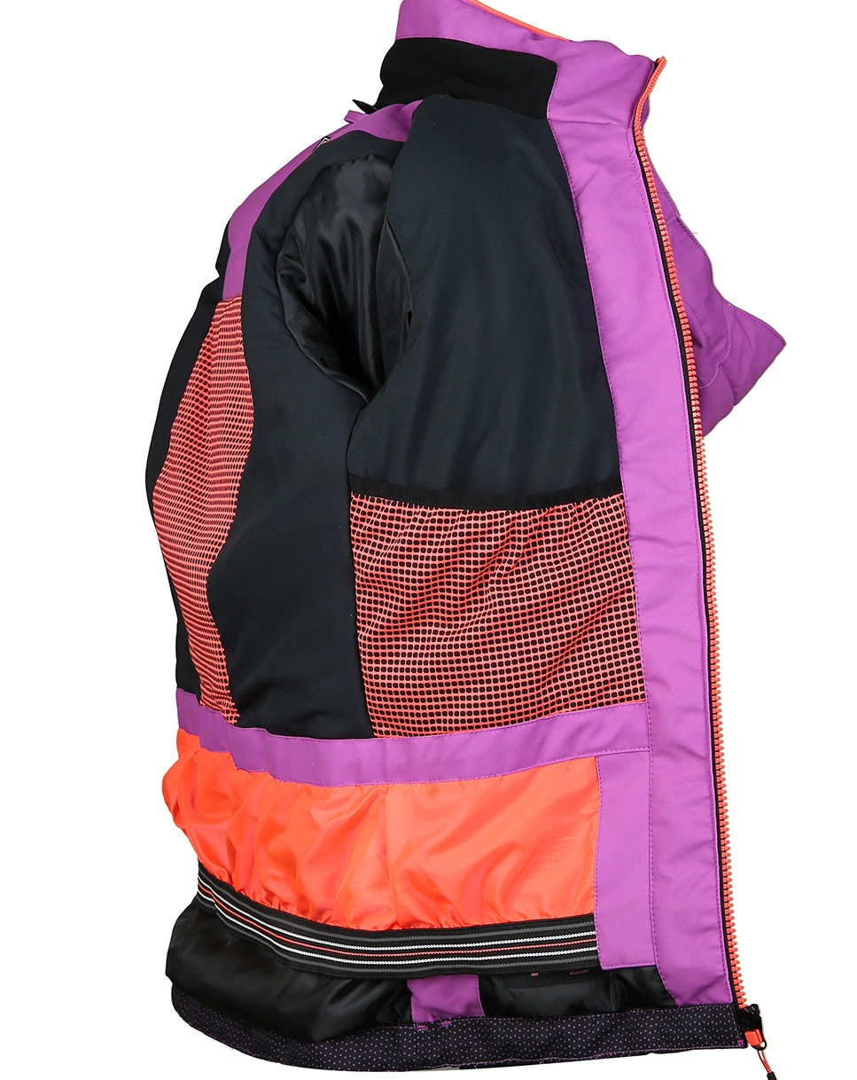 Funktionsjacke KSW 183 GRLS SKI in lila/schwarz