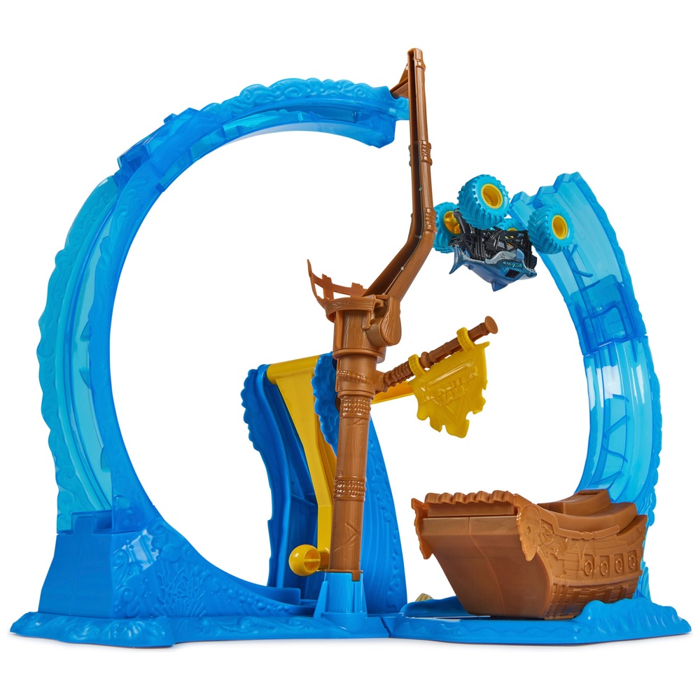 Monster Jam Megalodon Loop of Doom Stunt-Spielset