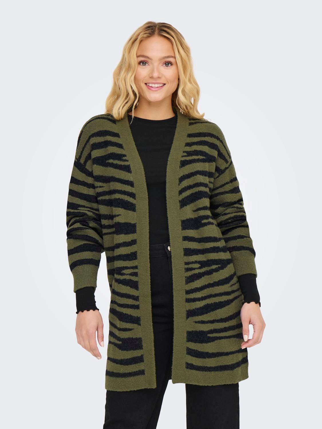 JDYLORRAINE Strickjacke Winter Moss