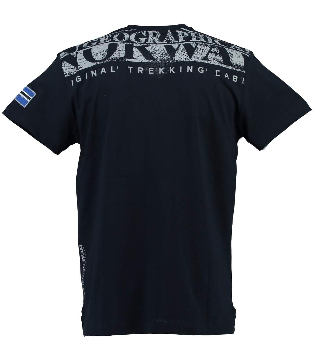t-shirt col V - Jopervik - Oslo Fjord Norway - homme - bleu marine