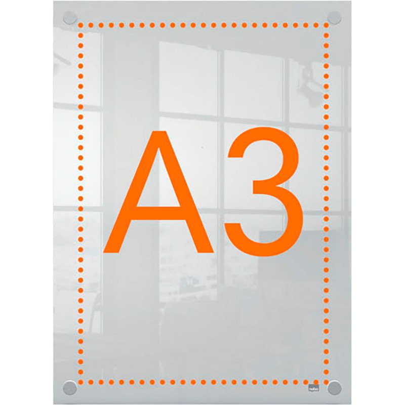 Porte affiche mural Premium Plus A3 Nobo
