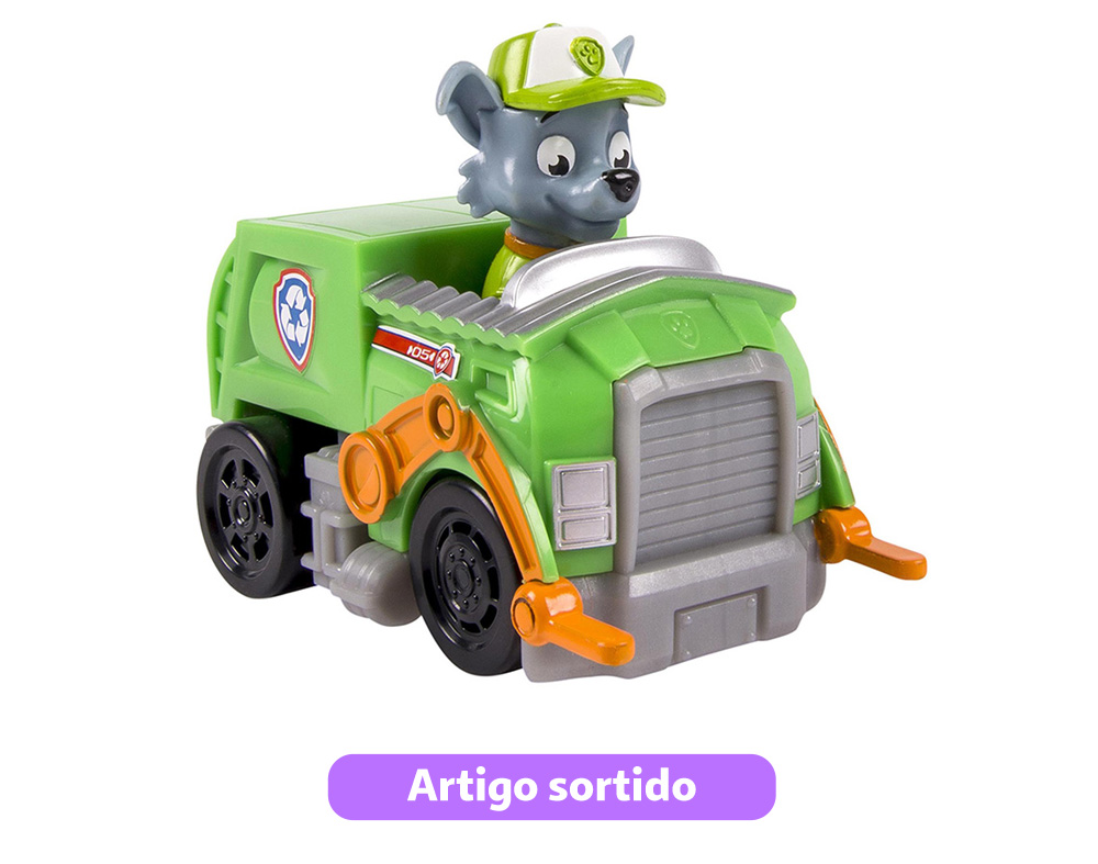 MINI VEÍCULOS PATRULHA PATA MODELOS SORTIDOS
