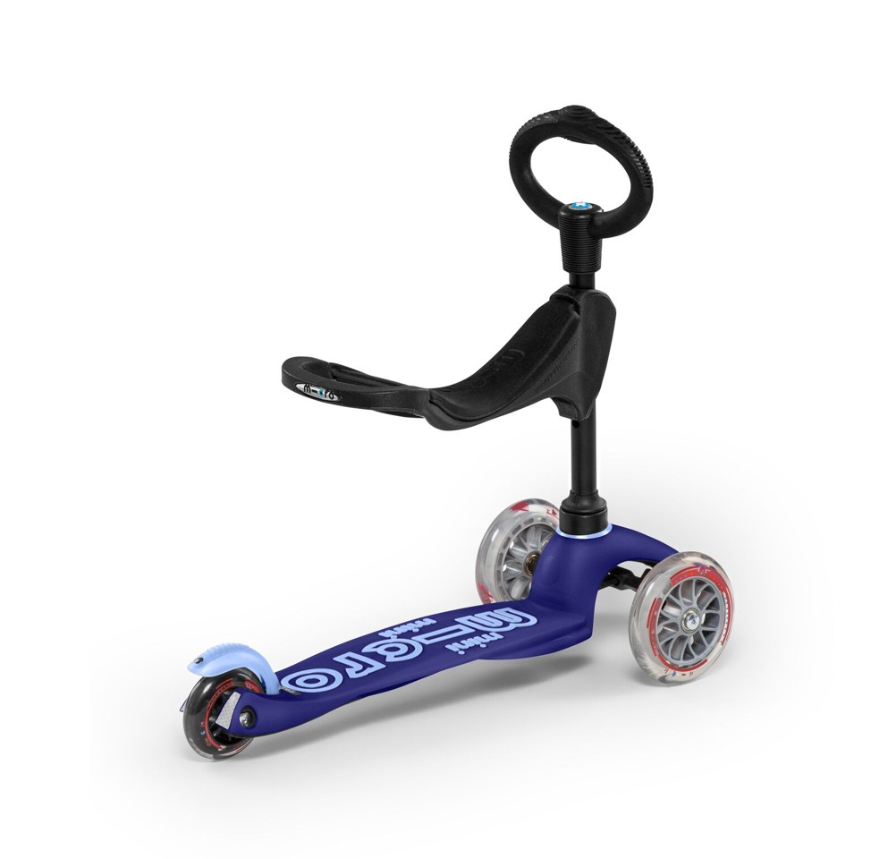 Micro - Mini 3-i-1 Deluxe Løbehjul - Blå