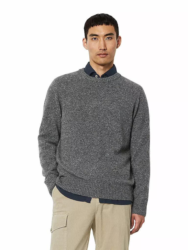 MARC O'POLO Pullover grau