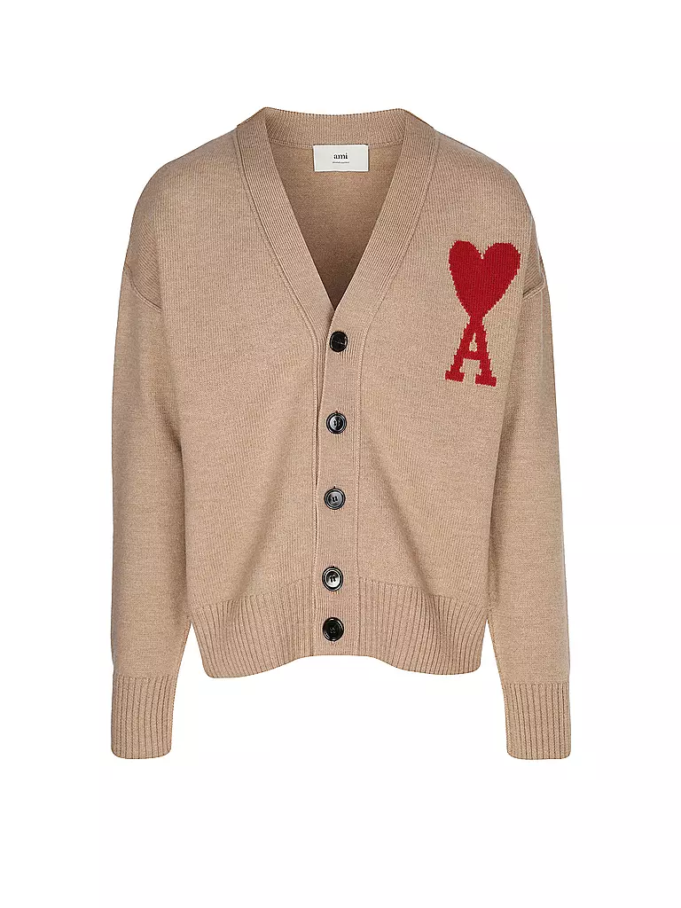 AMI PARIS Cardigan  camel