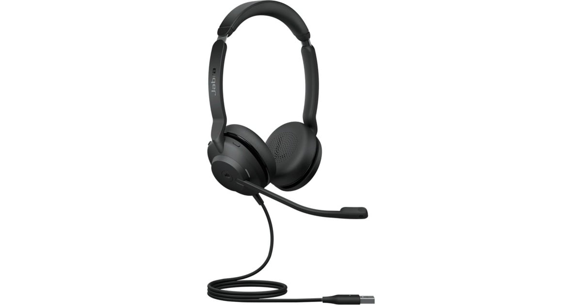 JabraJBR Evolve2 30 SE Stereo USB-A UC on-ear headset  (Zwart)
