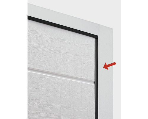 Kozijnbekleding RAL 9010 voor ARON Basic garage sectionaaldeur 2500x2125 mm