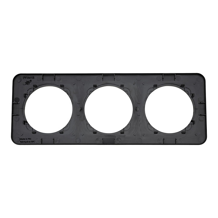 Plaque de finition triple Jacobsen Espen or