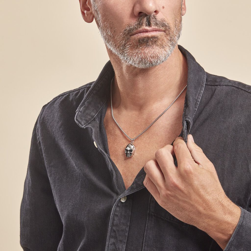 Collier Acier Vieillit Urs