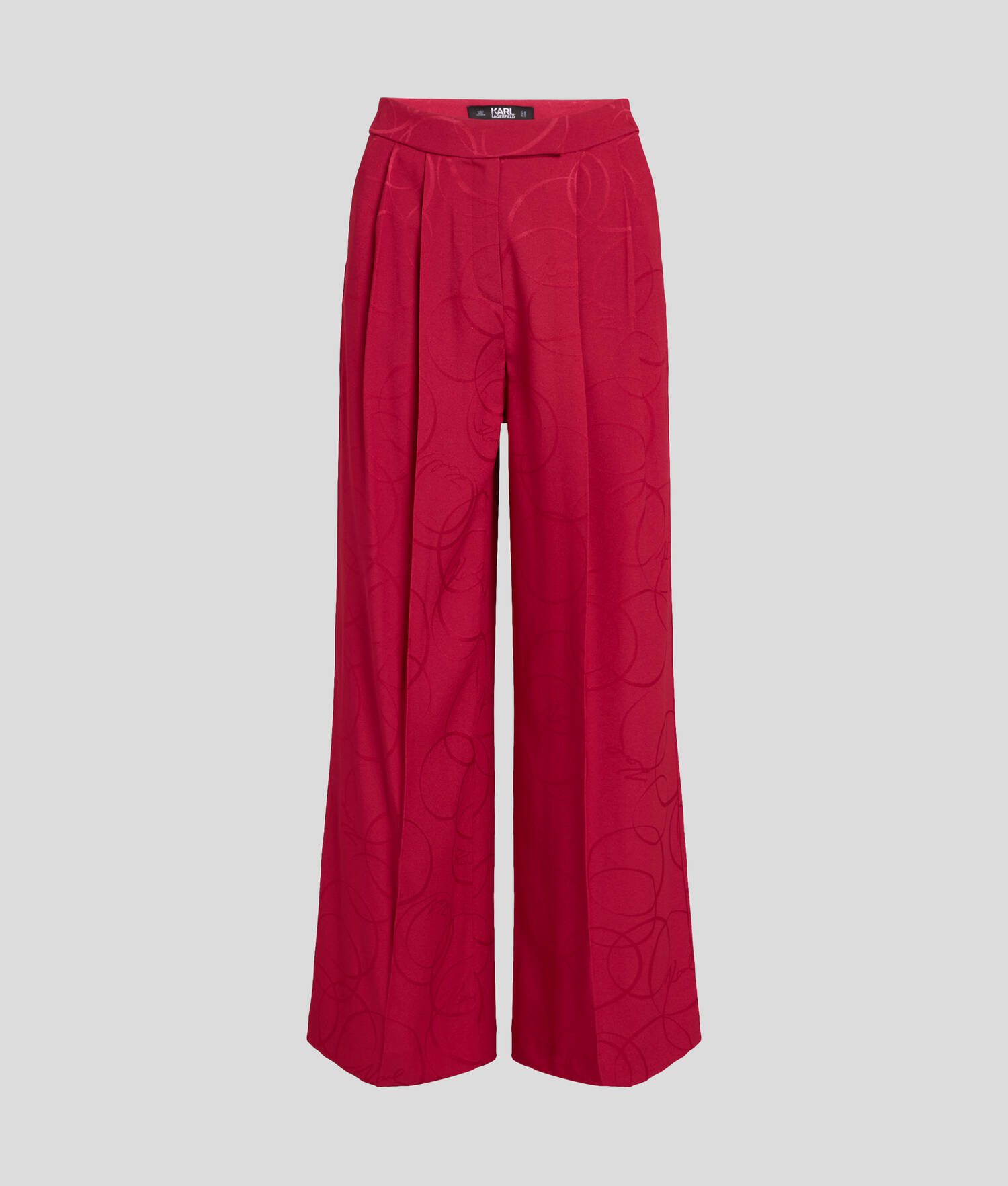 PANTALON LARGE EN SATIN