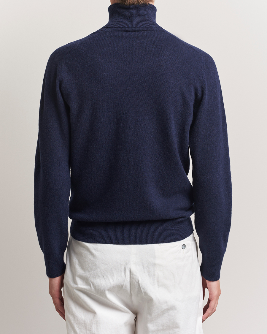 Altea Wool/Cashmere Rollneck Navy