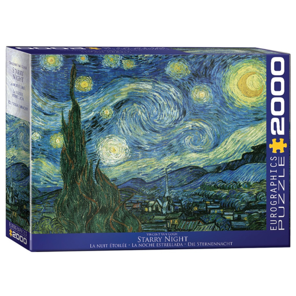 Puzzle - Vincent Van Gogh - Nuit Etoilée - 2000 Pièces