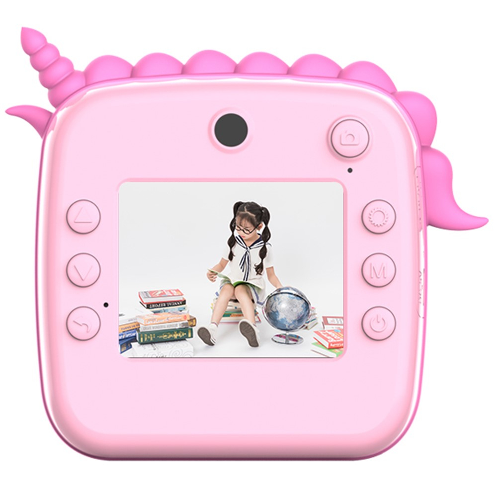 (24MP) Dual Kinder Sofortbild Kamera Fotoapparat in Einhorn Optik mit 2.4