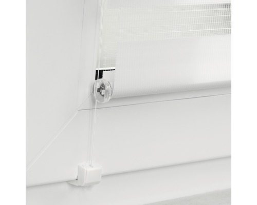 Zijspanklem voor Lichtblick dubbele rolgordijnklem wit